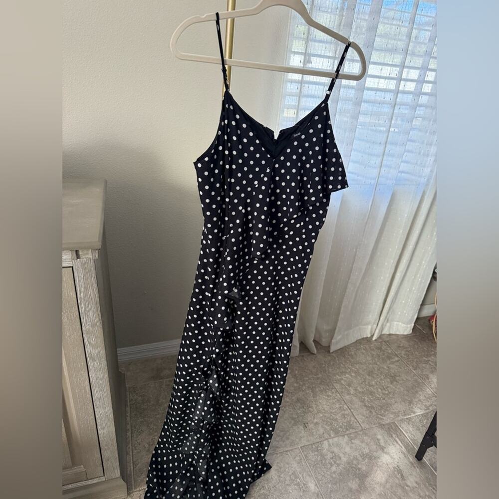 Sugarlips Monochrome Polka Dot Dress